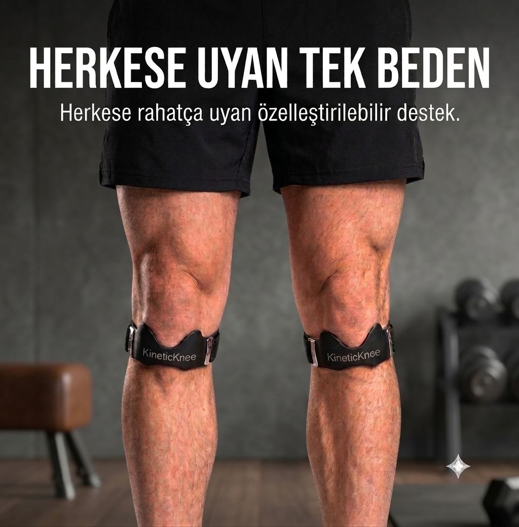 KineticKnee Airbag Silikon Diz Destek
