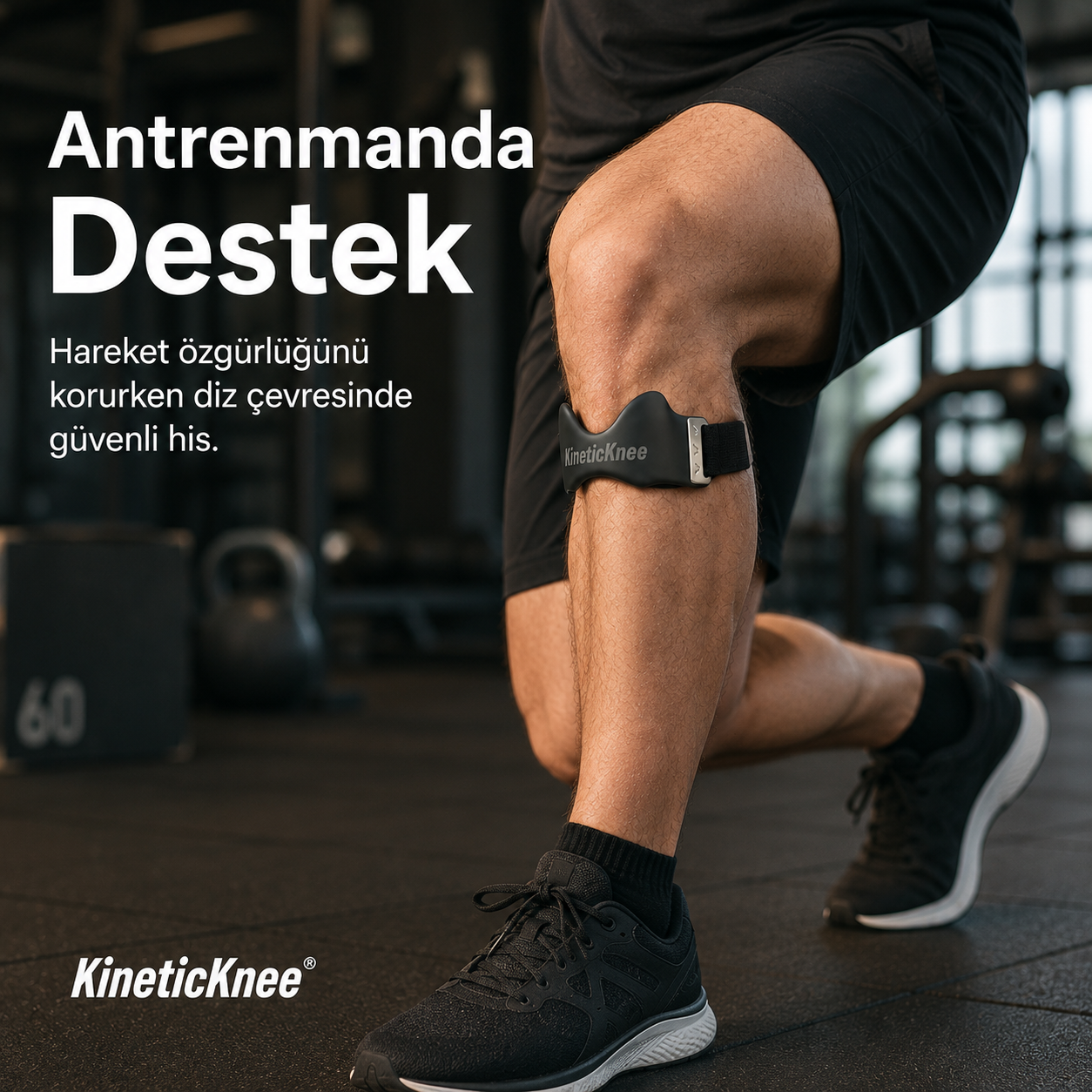 KineticKnee Airbag Silikon Diz Destek