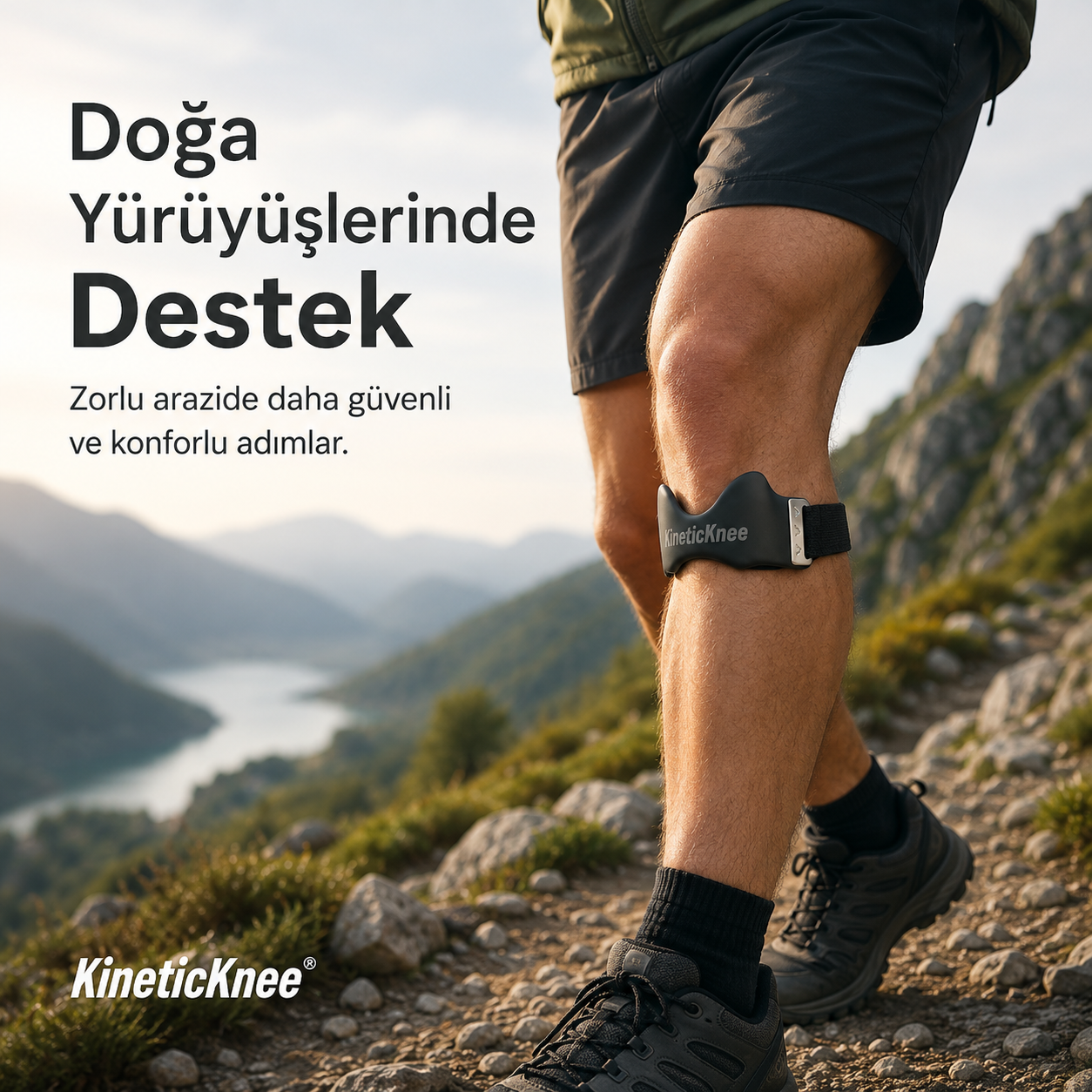 KineticKnee Airbag Silikon Diz Destek
