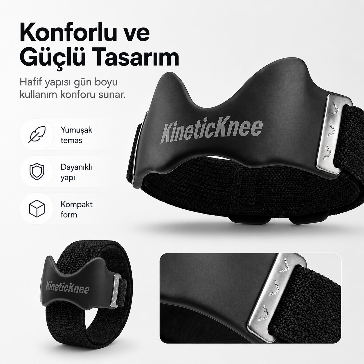 KineticKnee Airbag Silikon Diz Destek