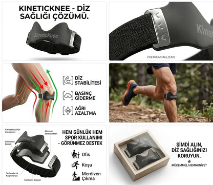 KineticKnee Airbag Silikon Diz Destek